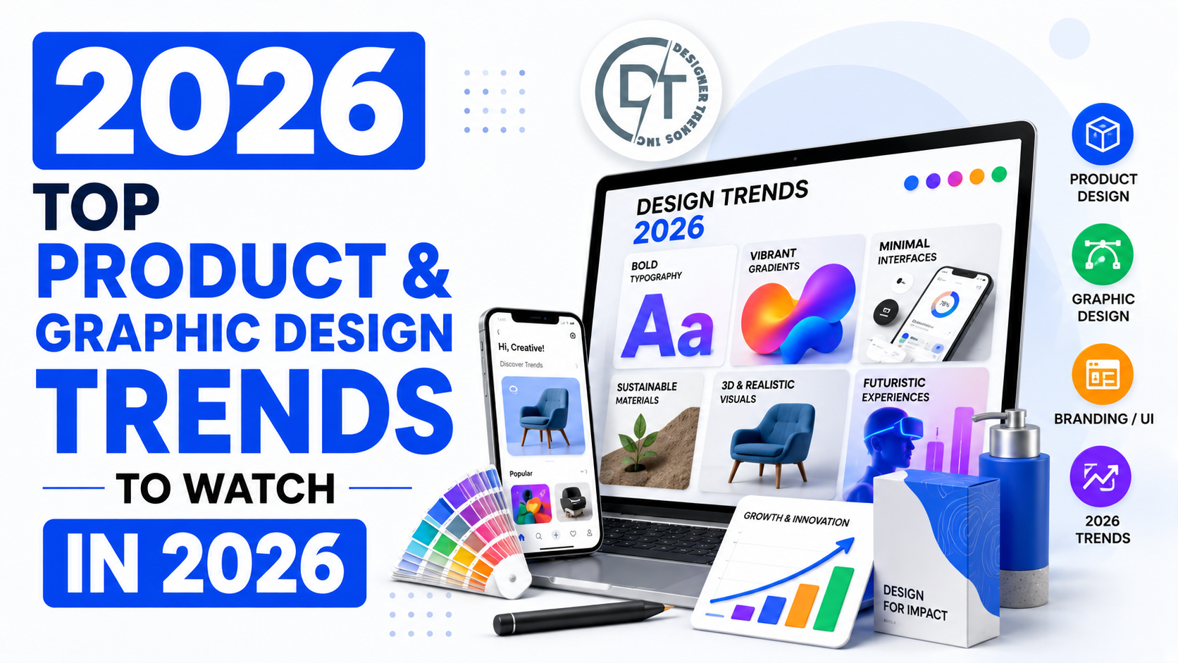 Top Product & Graphic Design Trends to Watch in 2026